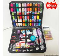 TEMU Kit de Costura Completo | Agujas, Hilo, Tijeras, Lupa, Botones y Artículos de Reparación de Emergencia | Portátil, Adecuado para el Hogar y Viajes | Regalo para Madres y Damas | PVC, Para Todas