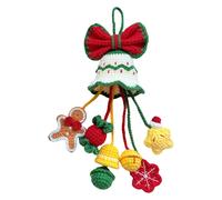 TEMU Kit de Crochet con Adorno de Campanilla Navideña, Herramientas de Crochet, Instrucciones y Tutorial en Video , Ideal para Principiantes, Decoración para el Hogar o Regalo de Fiestas para