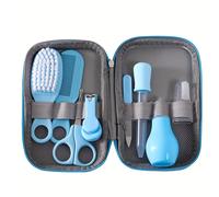 TEMU Kit de Cuidado en el Hogar de 8 Piezas, Set de Seguridad Portátil 8-en-1, Limpiador de Nariz y Cepillo para Limpieza de Lengua, Regalo para Niños