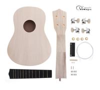 TEMU Kit de de 21 Pulgadas, Guitarra de Hawái para Pintura y Montaje Manual
