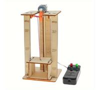TEMU Kit de de Ascensor Eléctrico con Control Remoto DIY para Proyectos Escolares de Ciencia y Experimentos Educativos