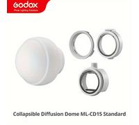 TEMU Kit de de Difusión de Gel de Silicona Godox - Compatible con ML30, MLBI, ML60, Serie V1 y Más - Mejora tu Fotográfica