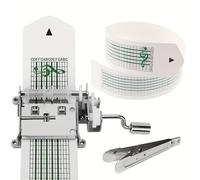 TEMU Kit de de DIY con Cinta Magnética de 15 Notas, de Manivela, Herramienta de Perforación y 20 Cintas en , Ideal para Crear un Regalo Musical Personalizado