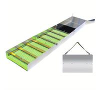 TEMU Kit de de esclusa de aluminio plegable con gran , malla en , de para de oro y prospección, equipo manual de minería de oro para mayores de 14 años.
