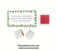 TEMU Kit de de Manos de Elfos Pequeños - Plantilla de Manualidades DIY para Navidad y Fiestas de Invierno, No Necesita Energía