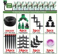 TEMU Kit de de Riego Automático por Goteo para Jardín 1/4'' 13cm Aspersor para de Bonsái, Planta, Flor, y Invernadero