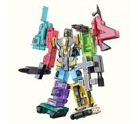 TEMU Kit de de Robot Transformable - Vehículo Digital de Equipo, Juego de Construcción DIY para Niños de 3-6 Años para Mejorar Habilidades Matemáticas y , Regalo de o Fiestas