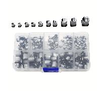 TEMU Kit de de Surtido de Condensadores Electrolíticos 180pcs 1uF-1000uF 10 Condensadores Cilíndricos SMD de Aluminio 16V-50V