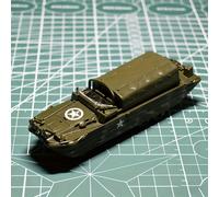 TEMU Kit de de vehículo militar a 1/72 - Barca realista con operación de empuje, puertas y aberturas con diseño detallado para y coleccionistas militares