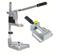 TEMU Kit de de y Soporte para Torno de Taladro: Abrazadera Multifuncional para de Trabajo - de para Carpintería y Estación de Ingeniería Pequeña - Conjunto de Soporte para Taladro Manual