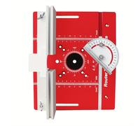 TEMU Kit de elevación para fresadora y placa para carpintería, compatible con motores de 65 mm de diámetro, con mediciones métricas e - en aleación de aluminio para mesa de fresadora