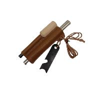 TEMU Kit de Encendedor de de 3 Piezas con Encendedor de Magnesio y Acero de - Retráctil de 5 Secciones para Encender - Herramientas de para Camping, Senderismo, Backpacking y Bushcraft (No /)