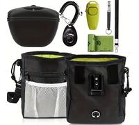 TEMU Kit de Entrenamiento para Perros con Riñonera, Silbato Clicker Tecnología Silent Whistle y Bolsas para Desechos Caninos - 1