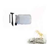 TEMU Kit de Excavación y Montaje de Fósiles de Dinosaurios de 4 piezas - Modelos de y Eje Triangular, Set de Arqueología DIY para