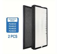 TEMU Kit de filtros HEPA de repuesto compatible con purificadores de aire Rowenta INTENSE PURE de la serie PU40XX PU4010 PU4015 PU4020 PU4025, pieza # XD6074U0 XD6075 XD6070 XD6060 XD6065