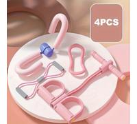 TEMU Kit de fitness doméstico de 5/4 piezas para entrenamiento de piernas, estiramientos de yoga, modelado corporal y construcción de . Equipo de ejercicio multifuncional.