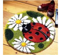 TEMU Kit de Ganchillo Your : de Alfombra Impreso, Kit de Costura , Artesanía de Crochet, Alfombra Peluda, Alfombra de para Adultos y Principiantes, 50cm/20in X 50cm/20in