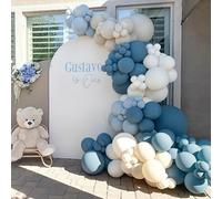 TEMU Kit de Guirnalda de Globos Azul - Kit de de Globos Azul de 136 piezas, con Globos Azul , Azul, Arena, - para Decoraciones de Baby Shower, y