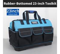 TEMU Kit de Herramientas de Lona Duradera - Bolsa de Almacenamiento Portátil Multifuncional para Hardware Eléctrico, No Eléctrico, de OuDiSi