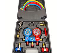 TEMU Kit de Herramientas para Aire Acondicionado de Coche: Adaptador de Manguera para Manómetro de Presión de Refrigerante R-134a