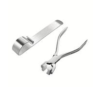 TEMU Kit de Herramientas para Hacer Joyería Profesional con Pinzas de Curva y Varilla Doblegadora sin Dientes para Pulseras DIY