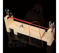 TEMU Kit de Herramientas para Hacer Pulseras con Madera de U, para Tejer Cuerdas - 1 Pieza, Estante Práctico para Artesanía DIY y Fijación de Collares