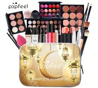 TEMU Kit de Herramientas para Maquillaje POPFEEL con 24 Piezas - , Corrector, Base y Labial - Regalo del Día de la o Eid