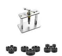 TEMU Kit de Herramientas para Reparación de Relojes 13 Piezas: Prensa Manual para Retirada de Cubierta Trasera, Reemplazo de Batería y Extractor de Corona