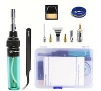 TEMU Kit de Herramientas Portátil para Soldadura , Pistola de a Gas, Pluma de Soldar Eléctrica para Reparaciones al , Herramienta Manual sin Batería ni para y DIY
