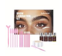 TEMU Kit de Laminación de Cejas Fácil de Hacer - Levantamiento Instantáneo y Fórmula Nutritiva de Queratina para Todo Tipo de Piel