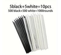 TEMU Kit de Mini Pistola de Remaches: 1000 Piezas Extra Finas de 0.18 Pulgadas, 500 Negros y 500 Blancos (No para Uso Estándar)