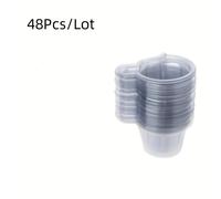 TEMU Kit de Molde de Silicona para Vaso Desechable de Plástico de 40ml, de 48/98 piezas para Hacer Joyas con Resina Epoxi y Herramientas Accesorias