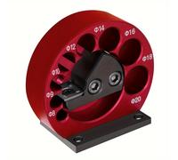 TEMU Kit de mordaza ajustable, metal, 8-20mm, herramienta de trabajo de madera de precisión y rodillo , mordaza de bricolaje para tamaños de agujeros precisos