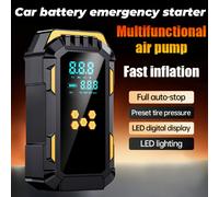 TEMU Kit de para Batería de Coche 9 en 1 con Compresor de Aire PSI, Caixa Booster de Emergencia, 3000 Amperios Corriente para Motores 1.32L/101.44oz Diésel y Linterna LED 3 - ¡ Todo !