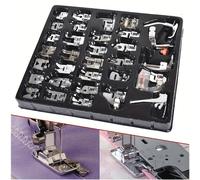 TEMU Kit de Pies para Máquinas de Coser Suministros de Prensatelas para Máquinas de Coser 32pcs