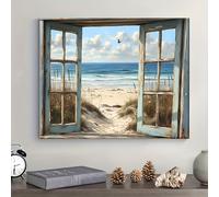 TEMU Kit de Pintura Digital Adecuado para Principiantes Adultos - Pinturas Acrílicas, , Tres Pinceles y un Manual de Instrucciones | Pintura Acrílica de una con Vista