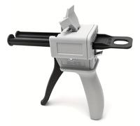 TEMU Kit de Pistola Dispensadora, Mezclador Manual 50ml 1:1/1:2 para Adhesivos Epoxi AB con Extrusión Estática de Dos Componentes
