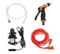 TEMU Kit de Pulverización de Presión 12V Versátil para Coches, Mascotas y Uso Exterior - , Portátil con de Boquilla Ajustables