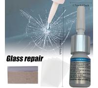 TEMU Kit de reparación y para vidrios de coche: herramientas para curar arañazos, grietas y roturas en cristales