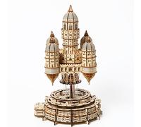 TEMU Kit de Rompecabezas 3D de Madera para Hacer Tú Mismo - Sky City - Una Construcción para Entusiastas de los Rompecabezas y Coleccionistas de Modelos Mayores de 14 Años - para Regalos de Vacaciones