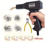 TEMU Kit de Soldadura para Plástico con , 200pcs/1000pcs Clavos de Soldar, Ideal para Reparación de Parachoques, Tableros y Accesorios Automotrices y de Motocicleta (Enchufe EU)