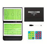 TEMU Kit de Tablero Magnético Táctico para Entrenador de Fútbol, Marcadores de Borrado y una Bolsa con Cremallera (Tablero de Fútbol) (Portapapeles para Entrenador de Fútbol)