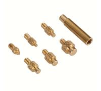 TEMU Kit de tuercas de inserción de calentamiento por soldadura de cobre M2 a M6, adecuado para impresoras 3D y proyectos de impresión