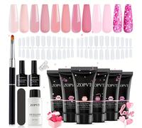 TEMU Kit de Uñas de Gel de Extensión , 14 Kits de Extensión, Deslizante y Herramientas de Manicura, Ideal para Principiantes en Nail Art.