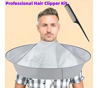 TEMU Kit Profesional de Cortapelos: Peine de , Tijeras Adelgazadoras, Capa Ajustable y Peine Plegable - Set para Corte de Pelo en Casa o Salón para Hombres y Mujeres