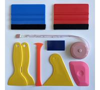 TEMU Kit Profesional de Vinilo y Tintado de Ventanas: El Juego Completo de Herramientas para Cambios de Color Automotriz Precisos e Instalación de Película de Pintura