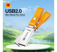 TEMU KODAK K122 Pendrive USB2.0 Metálico 32GB 64GB Memoria Flash de Velocidad U Disk 128GB Pen Drive Metálico