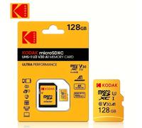 TEMU KODAK MicroSDXC UHS-I U3 V30 A1 Memoria de Almacenamiento 32GB/64GB/128GB - Compatible con Ultra HD 4K y Adaptador