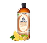 TEMU Kombucha Zero BIO 1L | Bebida Fermentada Natural con Cultivos Vivos | Refresco Funcional Bajo en Calorías | Captain Kombucha