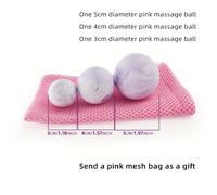 TEMU KSONE Colección de Masaje de Lacrosse, Kit de Masaje Compacto, Esferas de Masaje de Tejido Profundo para Pies, Esferas de Yoga, Muscular, Esferas de Masaje de Fitness